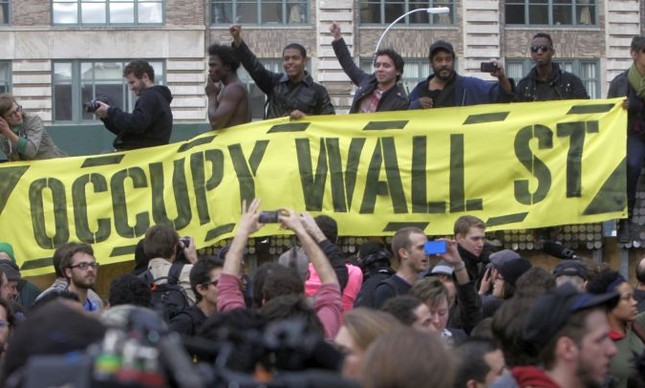 Occupy Wall Street:, setembro de 2011, Nova York  (Foto: The Wall Street Journal) Occupy Wall Street:, setembro de 2011, Nova York  (Foto: The Wall Street Journal)