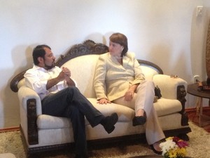 Embaixadora do Panamá Gabriela Carranza visitou Amapá nesta terça-feira (19) (Foto: Abinoan Santiago/G1)