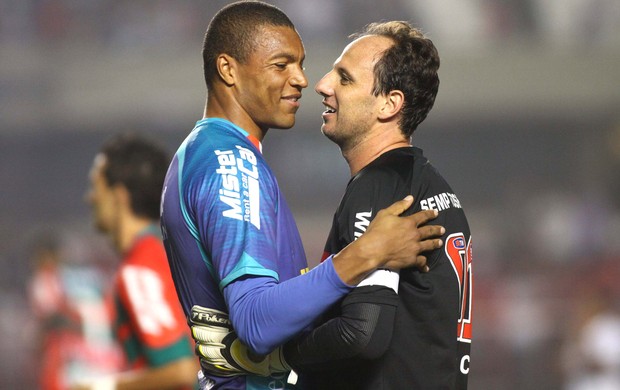 Dida e Rogeério Ceni, São Paulo e Portuguesa (Foto: Marcos Bezerra / Futura Press)