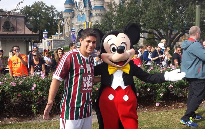 Conca e Mickey Disney (Foto: Richard Souza)