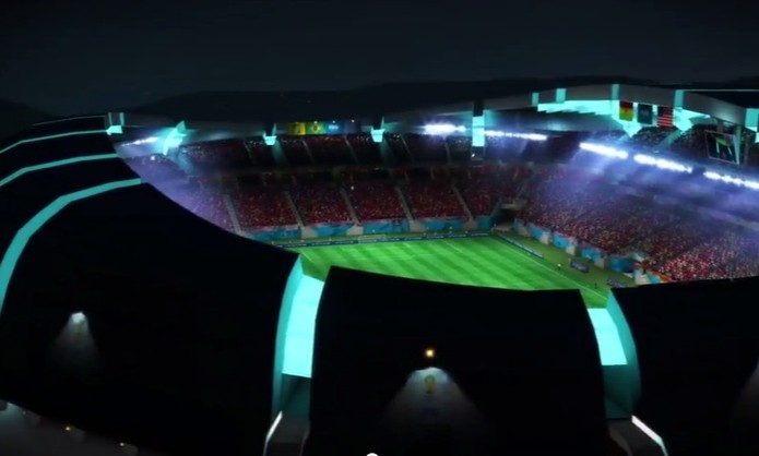 Estádios Nacionais estarão presentes los 2014 FIFA World Cup Brasil (Foto: Reprodução / YouTube)