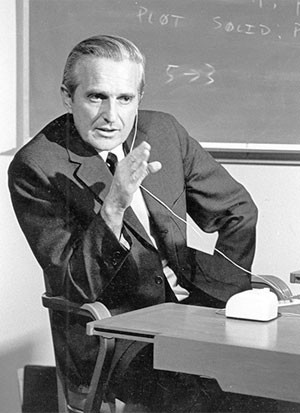 Douglas Engelbart, pai do mouse e avô do ambiente gráfico. (Foto: Divulgação/Douglas Engelbart Institute)