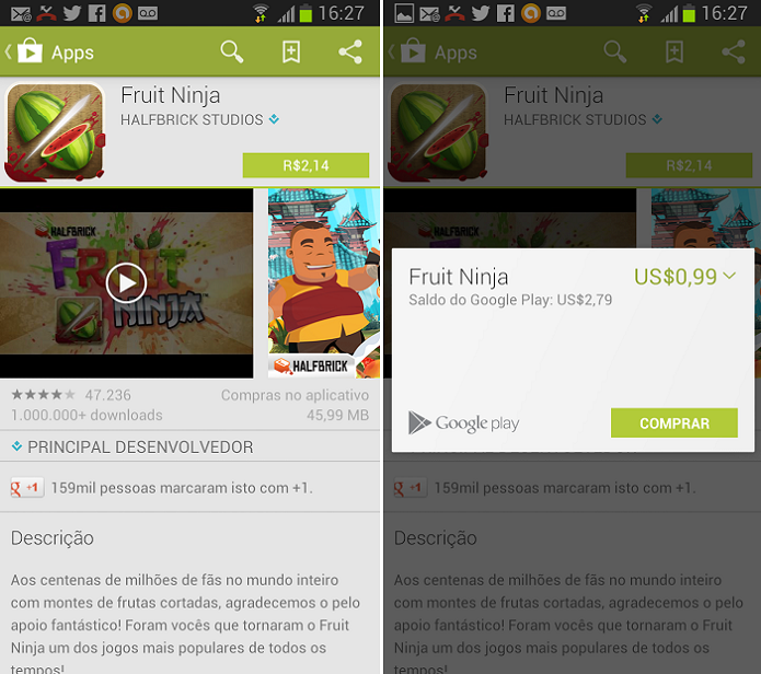 Baixe o app normalmente (Foto: Thiago Barros/TechTudo)
