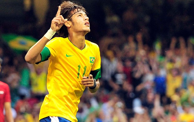 Neymar, Brasil x Egito (Foto: Agência Reuters)
