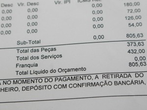 Troca das peças custaria cerca de R$ 800 (Foto: Gabriela Pavão/ G1 MS)