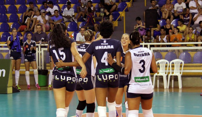 Araraquara vence Barueri pela Superliga Feminina (Foto: Walter Caparróz Blanco/WCB News) Araraquara vence Barueri pela Superliga Feminina (Foto: Walter Caparróz Blanco/WCB News)