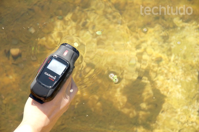 Action Camera Garmin (Foto: Anna Kellen/TechTudo) Action Camera Garmin (Foto: Anna Kellen/TechTudo)