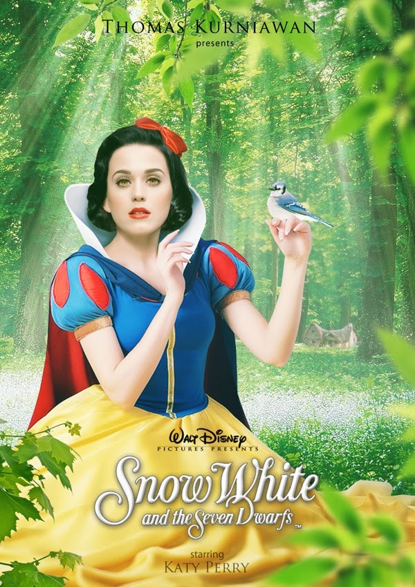 Katy Perry como Branca de Neve (Foto: Thomas Kurniawan)