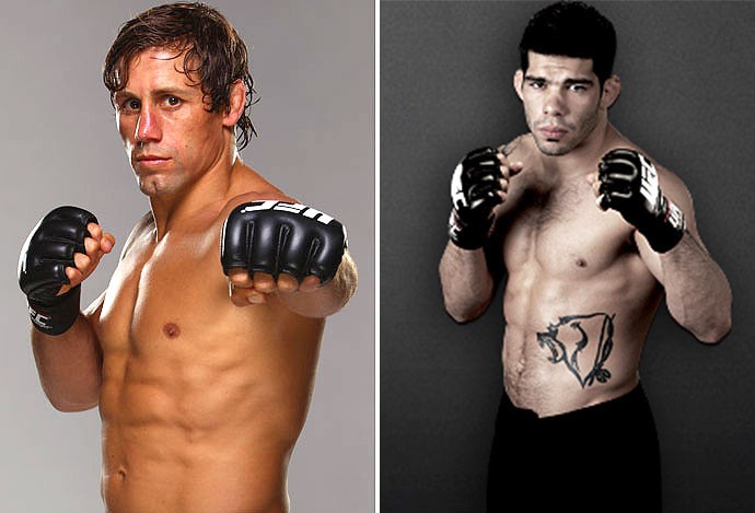 Urijah Faber e Raphael Assunção, UFC (Foto: Editoria de Arte)