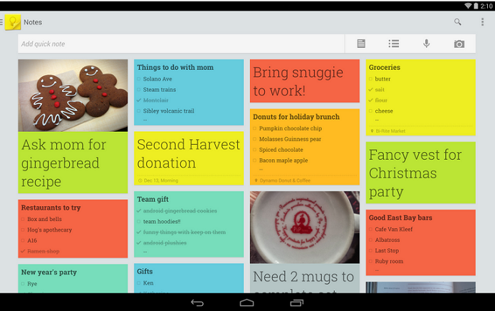Google Keep foi o app que ganhou mais atualizações (Foto: Google Play/Divulgação)