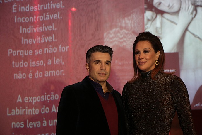 Claudia Raia foi à festa acompanhada do marido Jarbas Homem de Mello (Foto: Isabella Pinheiro/Gshow)