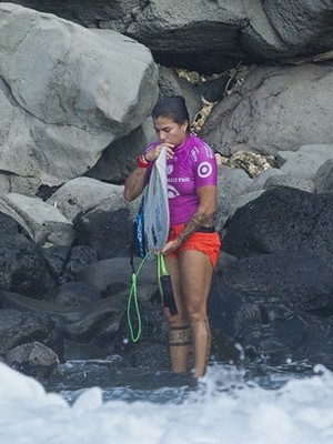 Silvana Lima na etapa de Maui, no Circuito Mundial de Surfe (Foto: Divulgação / WSL)