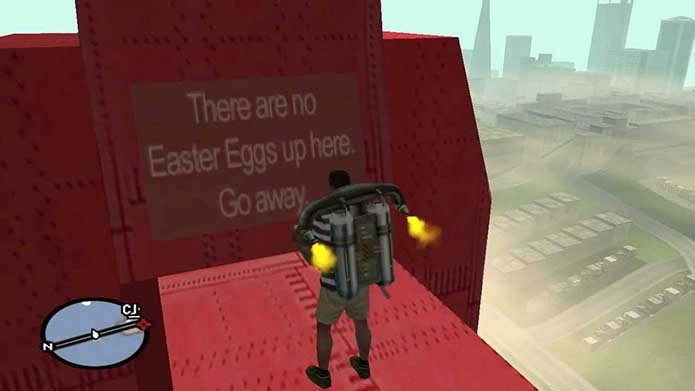 Brincadeira com easter eggs fez sucesso em GTA San Andreas (Foto: Reprodução/YouTube)