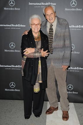 Ottavio e Rosita Missoni, fundadores da grife italiana homônima (Foto: Getty Images)