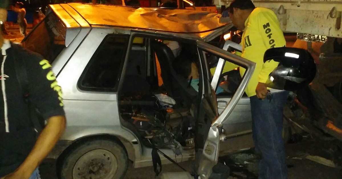 G1 Acidente Entre Carro E Caminhão Deixa Dois Mortos Na Br 316