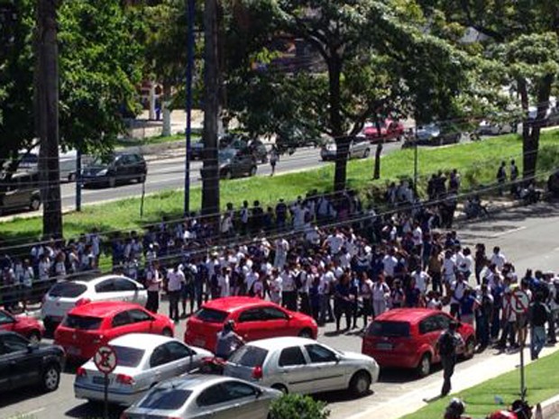 protesto na capital (Foto: Amanda Viana / Arquivo Pessoal)