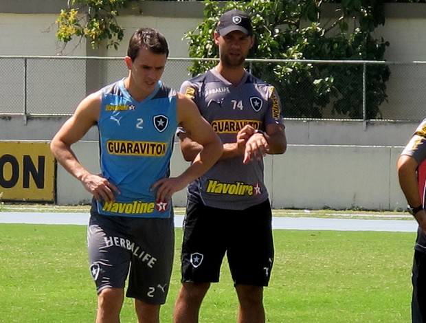 Lucas botafogo treino (Foto: Thales Soares) Lucas botafogo treino (Foto: Thales Soares)