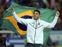 Ouro no salto com vara, Thiago Braz se surpreende com marca: "Foi alto, cara"