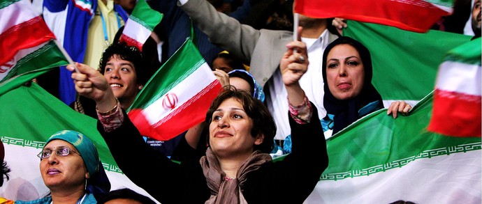 torcida do Irã futebol Copa (Foto: Getty Images)
