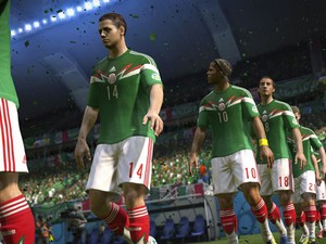 Seleção do México em game 'Copa do Mundo Fifa Brasil 2014' (Foto: Divulgação/Electronic Arts)