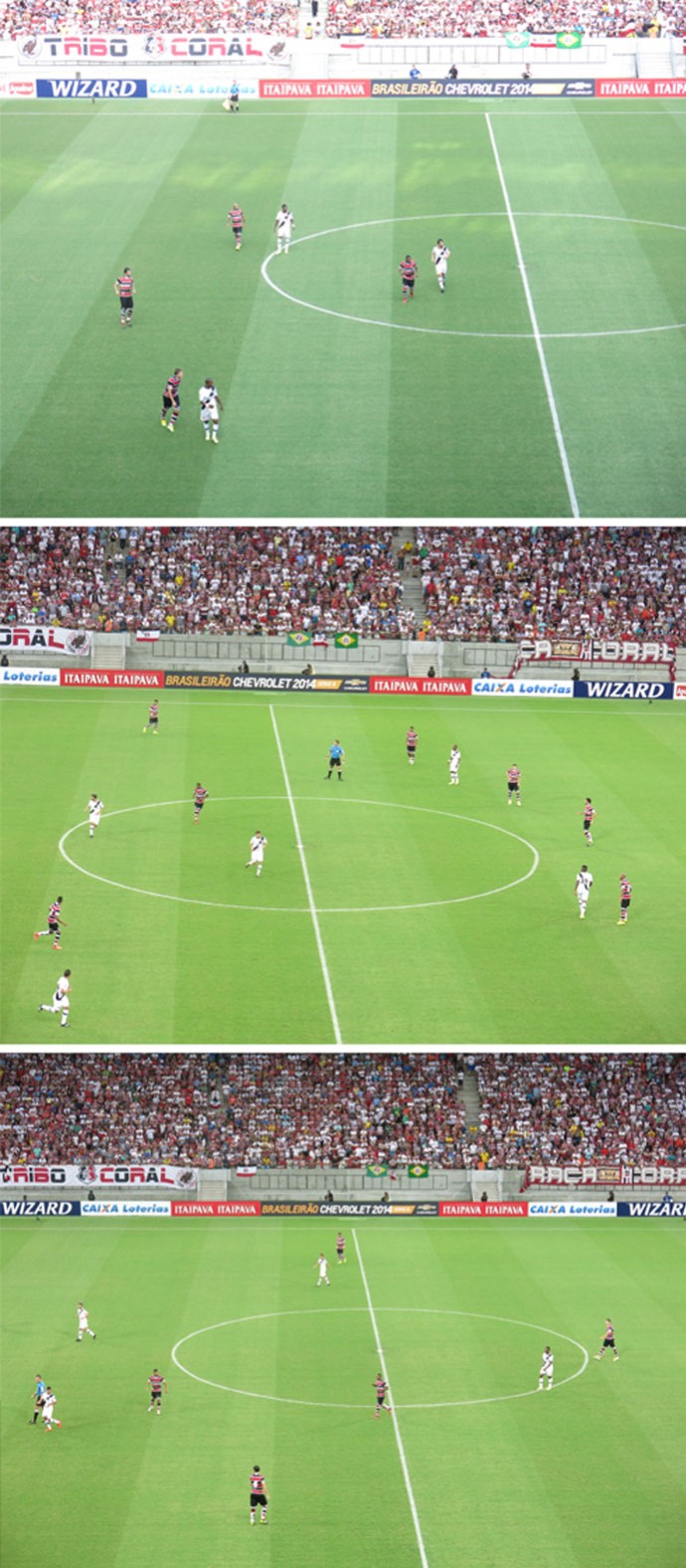 Posicionamento Vasco (Foto: Raphael Zarko)