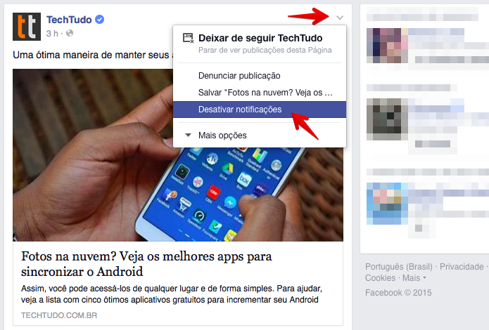 Como Ativar Notificações De Novos Comentários E Seguir Um Post No Facebook Dicas E Tutoriais 0877