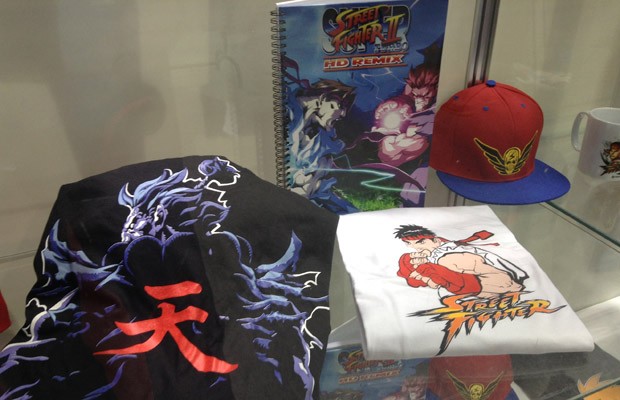 Loja de produtos oficiais de 'Street Fighter' fez sucesso entre os visitantes da BGS (Foto: Gustavo Petró/G1)
