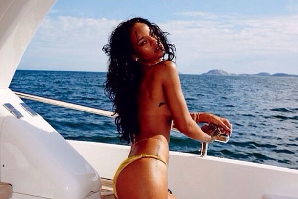 Rihanna posta foto no Brasil (Foto: Instagram/Reprodução)