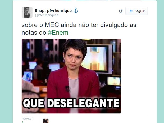 enem-twitter Nota do Enem 2015 será divulgada nesta sexta; expectativa gera memes