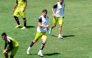 Juninho treino do Vasco (Foto: Gustavo Rotstein)