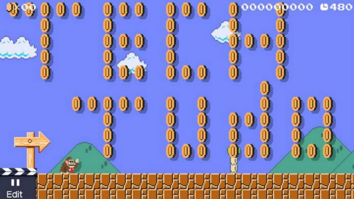 Super Mario Maker (Foto: Reprodução) Super Mario Maker (Foto: Reprodução)