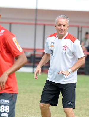 Cleber Santana e Dorival Junior treino Flamengo (Foto: Alexandre Vidal / Fla imagem)