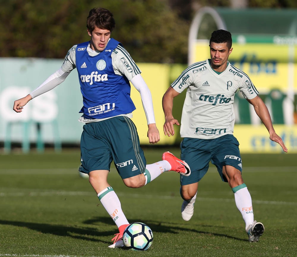 Sem Borja e Guerra, Palmeiras chega a Belo Horizonte com camisa 10 da Libertadores