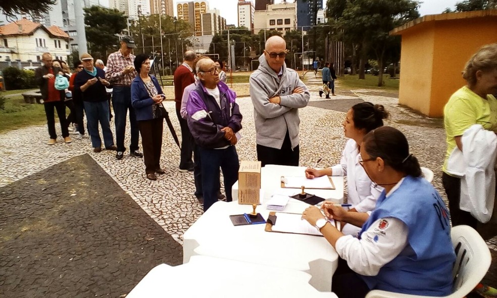 Campanha de vacinação começa nesta segunda-feira (17) (Foto: Jorge Melo/ RPC Curitiba)