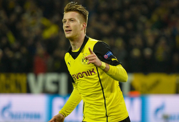 Marco Reus gol, Borussia Dortmund x Real Madrid (Foto: AFP)