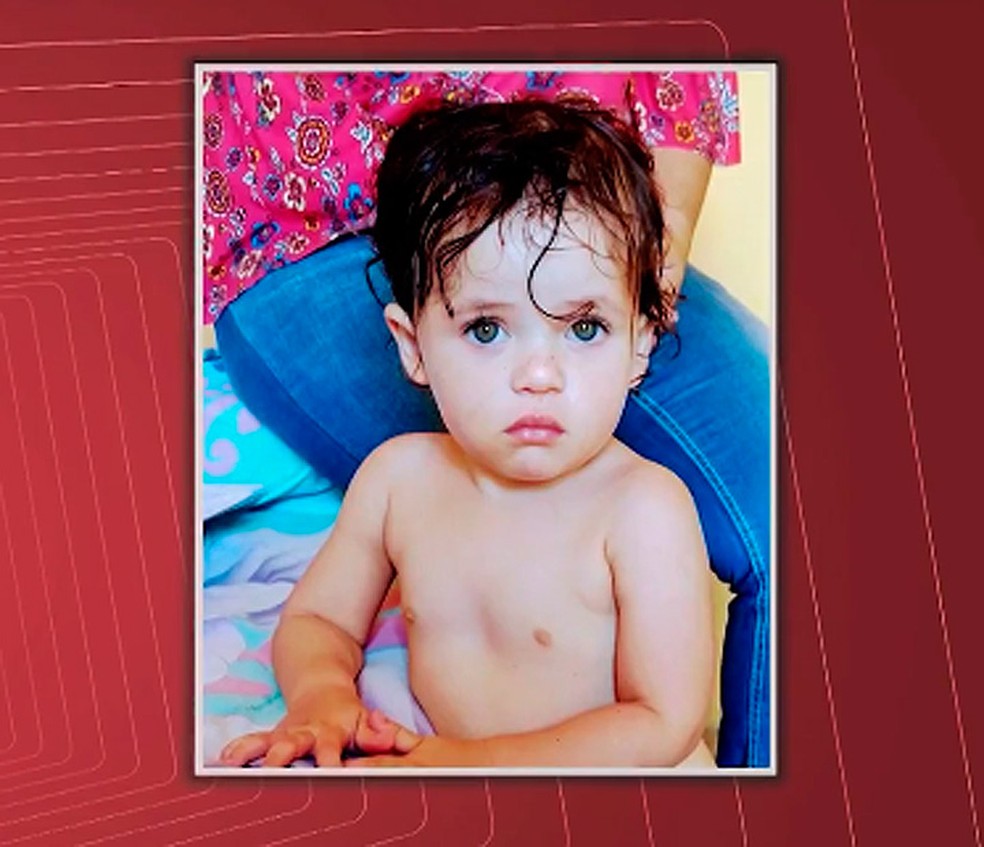 Maria Eduarda tinha dois anos e foi vítima de abuso sexual do padrasto (Foto: Reprodução/ TV São Francisco)
