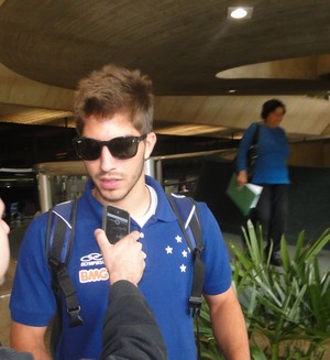 Lucas Silva, volante do Cruzeiro (Foto: Tayrane Corrêa)