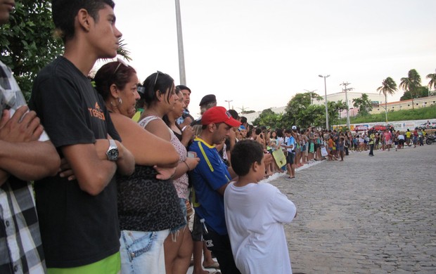torcedores seleção hotel fazenda Fortaleza (Foto: Richard Souza)