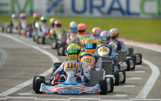 Giuliano Raucci Mundial de kart KF Junior Sarno Itália (Foto: Divulgação KSP)