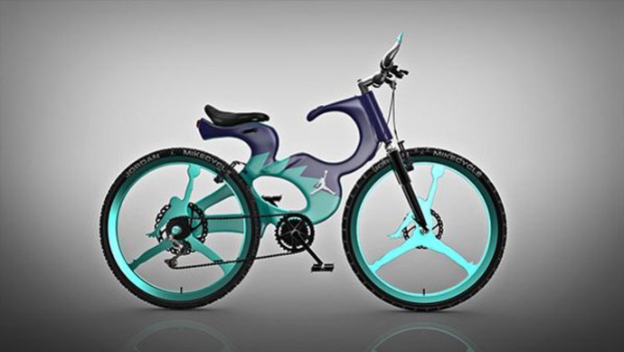 Bicicleta criada por Pinterest para homenagear o Michael Jordan (Foto: Divulgação ) Bicicleta criada por Pinterest para homenagear o Michael Jordan (Foto: Divulgação )