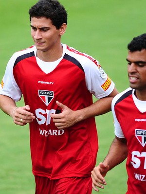 ganso maicon são paulo treino (Foto: Marcos Ribolli / Globoesporte.com)