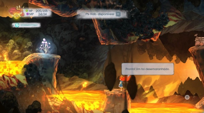 Child of Light: novos desafios e ambientes são encontrados no decorrer do jogo (Foto: Reprodução/Paulo Vasconcellos)