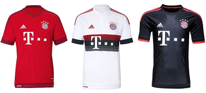 Camisas Champions bayern de munique