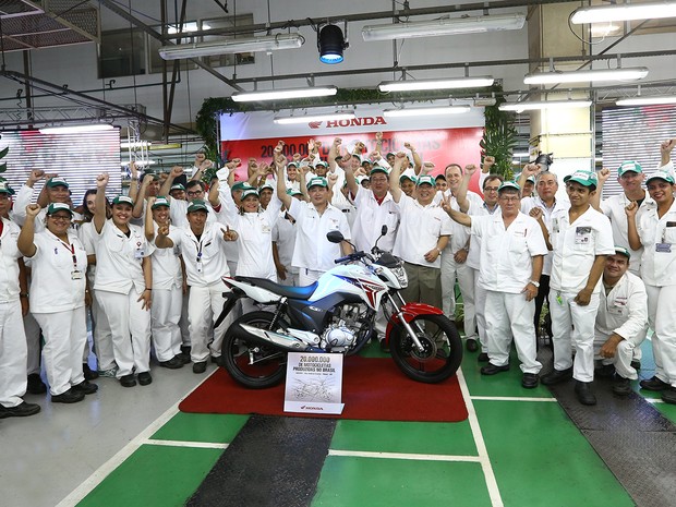honda cg 150 titan 20 milhões (Foto: Divulgação) honda cg 150 titan 20 milhões (Foto: Divulgação)