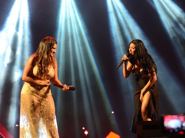Simone e Simaria em show em São Paulo (Foto: Eduardo Martins/ Ag. News)