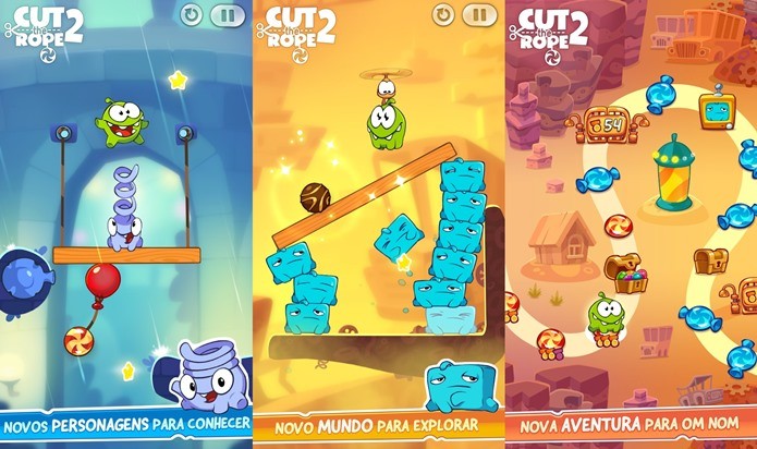 Novo Cut The Rope é um dos melhores puzzles do Android (Foto: Divulgação)