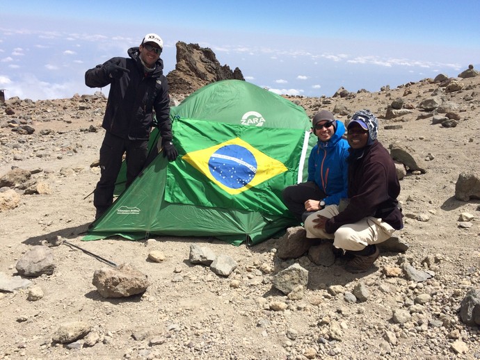 euatleta 7 cumes no inverno kilimanjaro (Foto: Arquivo pessoal)