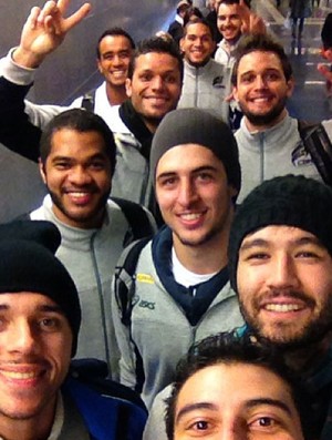 Seleção brasileira de handebol na Espanha (Foto: Reprodução / Instagram)