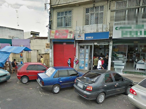 Ganhador do prêmio da Mega-Sena fez aposta na loteria localizada na Av. Visconde de Porto Alegra, Zona Sul de Manaus (Foto: Reprodução/Google Street View)