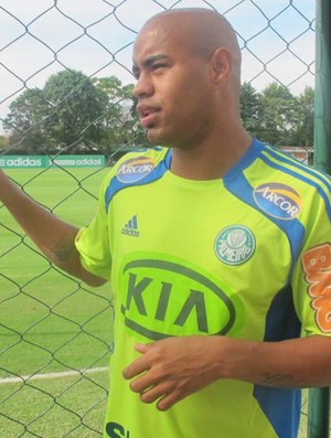 Thiago Heleno, zagueiro do Palmeiras (Foto: Diego Ribeiro / Globoesporte.com)